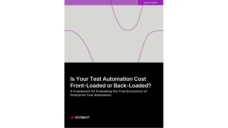 Is Your Test Automation Cost Front-Loaded or Back-Loaded?
